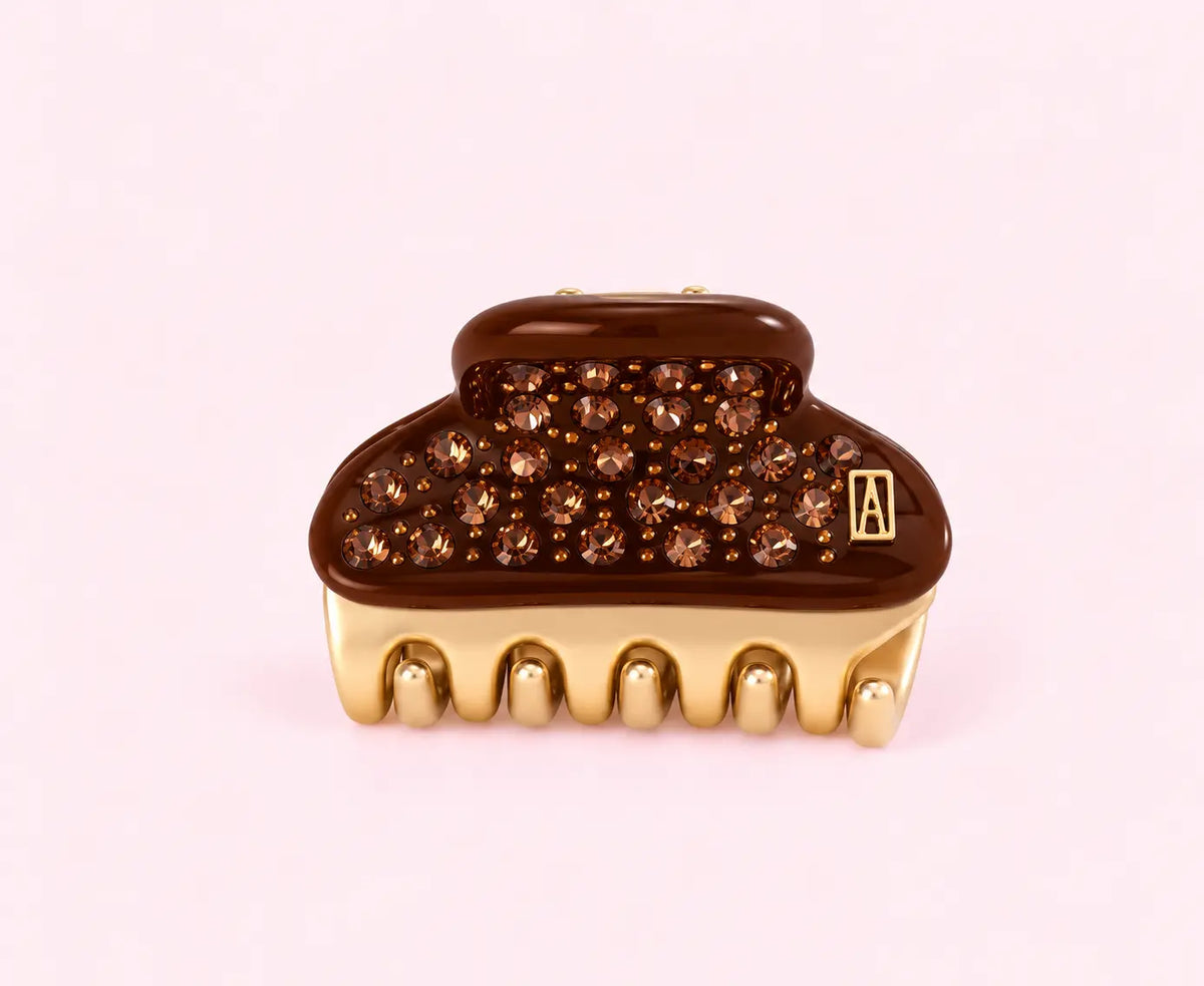 Vendome|Clips|4.5|BROWN|Acelate Alexandre De Paris GCC