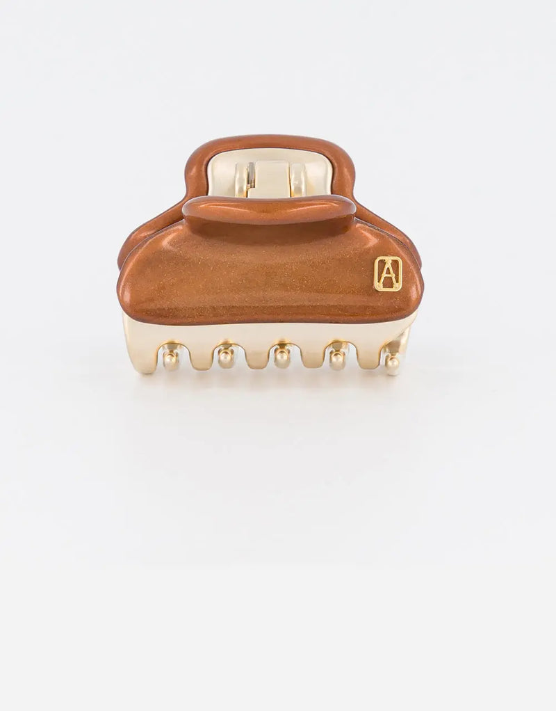 Vendome|Clips|4.5|BROWN|Acelate