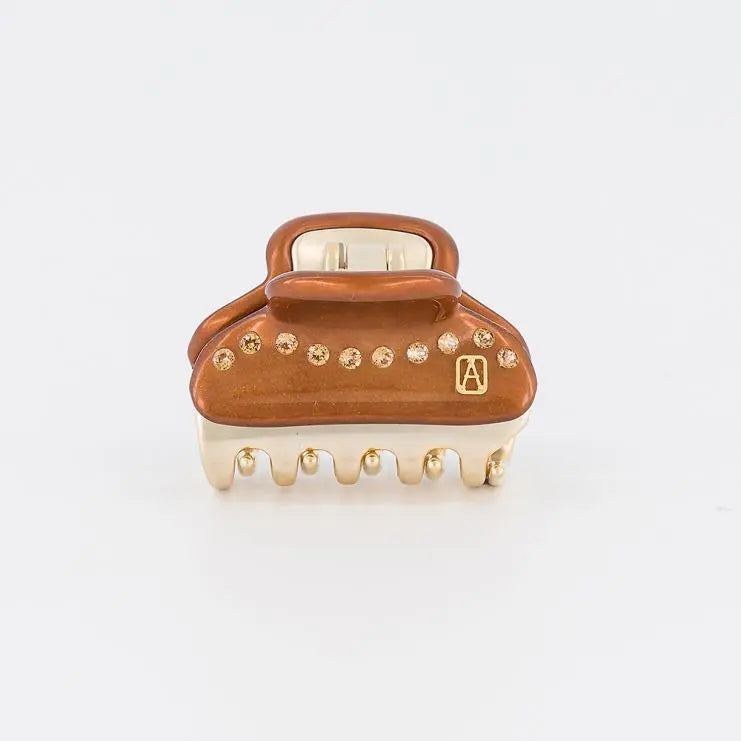 VENDOME|CLIPS|4.5|BROWN|ACELATE