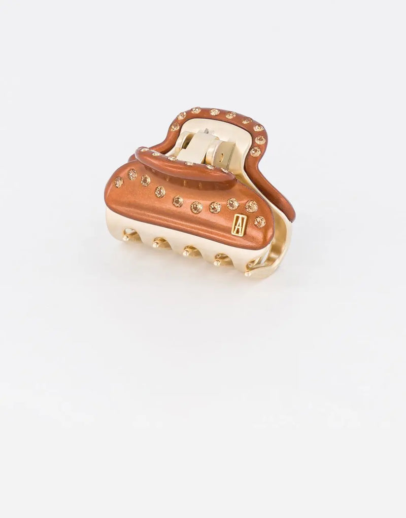 VENDOME|CLIPS|4.5|BROWN|ACELATE