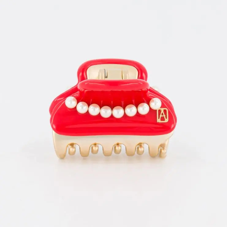 VENDOME|CLIPS|4.5|RED|ACELATE