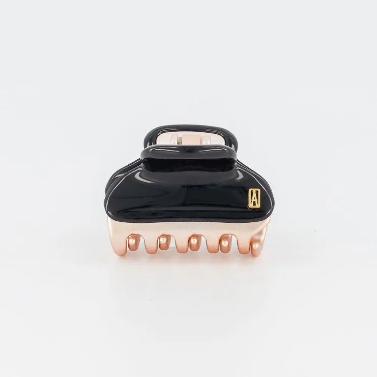 VENDOME|CLIPS|4.5|ROSE GOLD BLACK|ACELATE