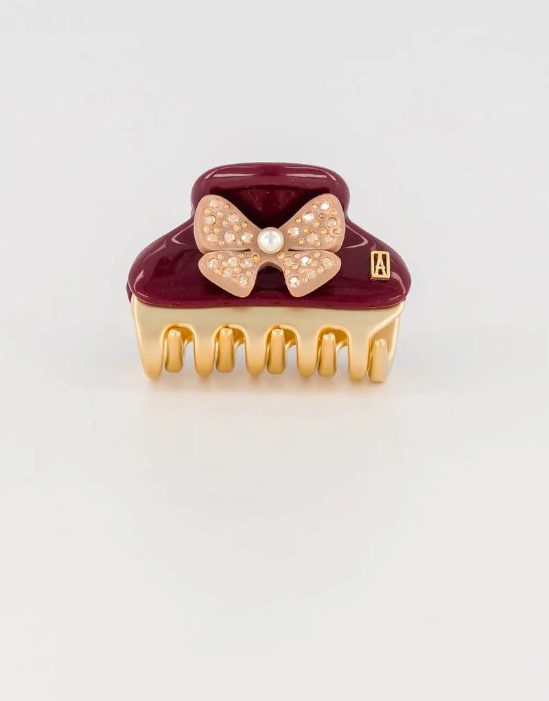 Vendome|Clips|4.5|MAROON |Acelate