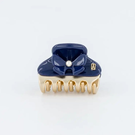 Camélia Bleu Clip - Blue - Eid attire vendome clip-4.5 cm- Alexandre de paris GCC