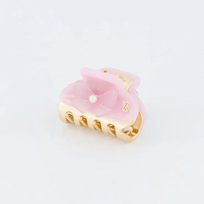 Rose Fuchsia Clip - Pink -4.5 cm-Eid attire vendome clip-Alexandre de paris GCC-Bow hair clip