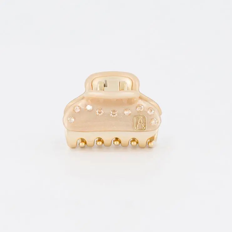 VENDOME|CLIPS|3|GOLD|ACELATE