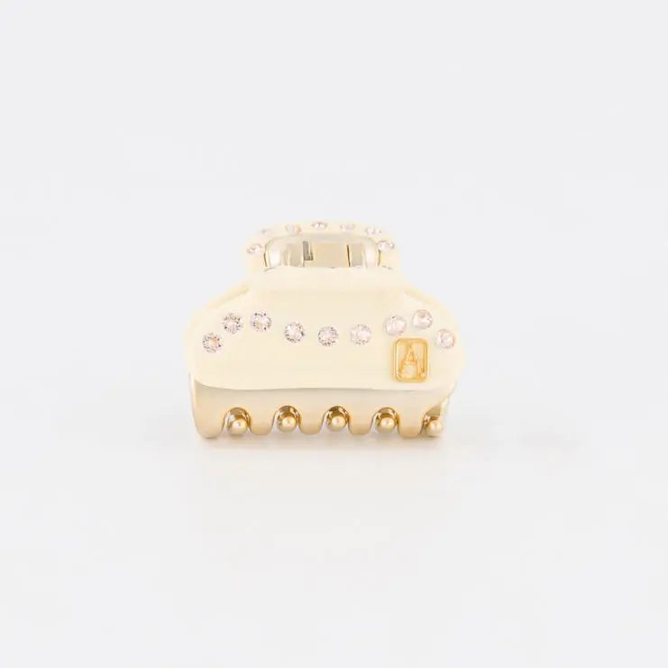 Vendome|Clips|3|WHITE|Acelate