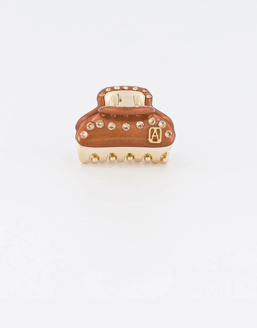 Topaze Clip - Brown