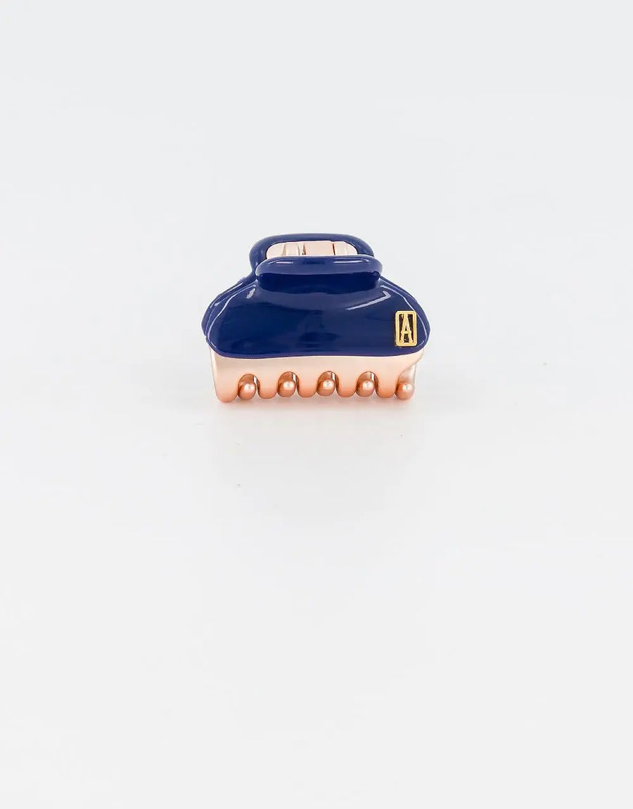 Vendome | Clips | 3 | ROSE GOLD BLUE | Acelate