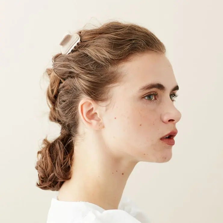 VENDOME|CLIPS|3|ROSE GOLD WHITE|ACELATE