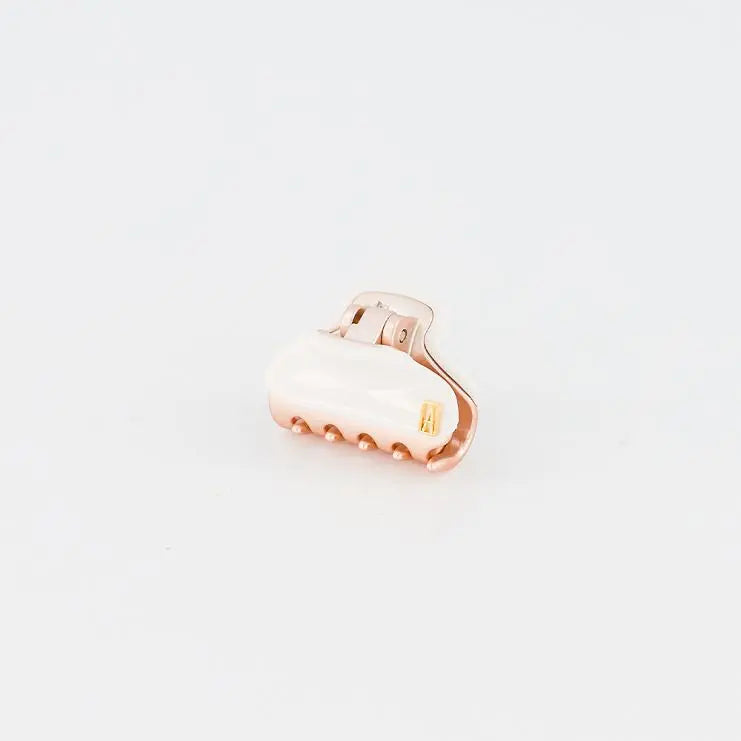 VENDOME|CLIPS|3|ROSE GOLD WHITE|ACELATE