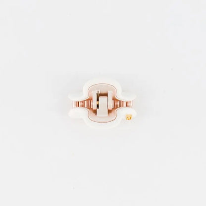 VENDOME|CLIPS|3|ROSE GOLD WHITE|ACELATE
