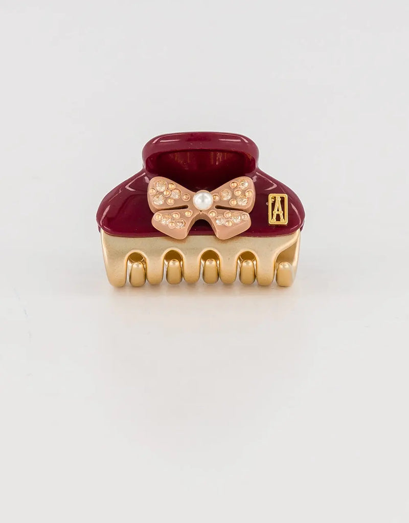 Vendome|Clips|3|MAROON |Acelate