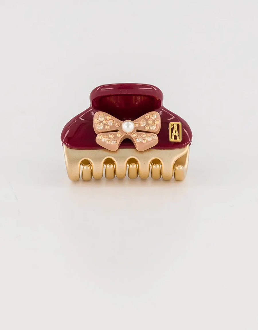 Vendome|Clips|3|MAROON |Acelate