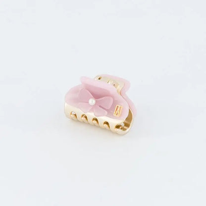 Rose Tendresse Clip-Pink-3 cm-Eid outfits vendome clip- alexandre de paris GCC-Pearl hair clip