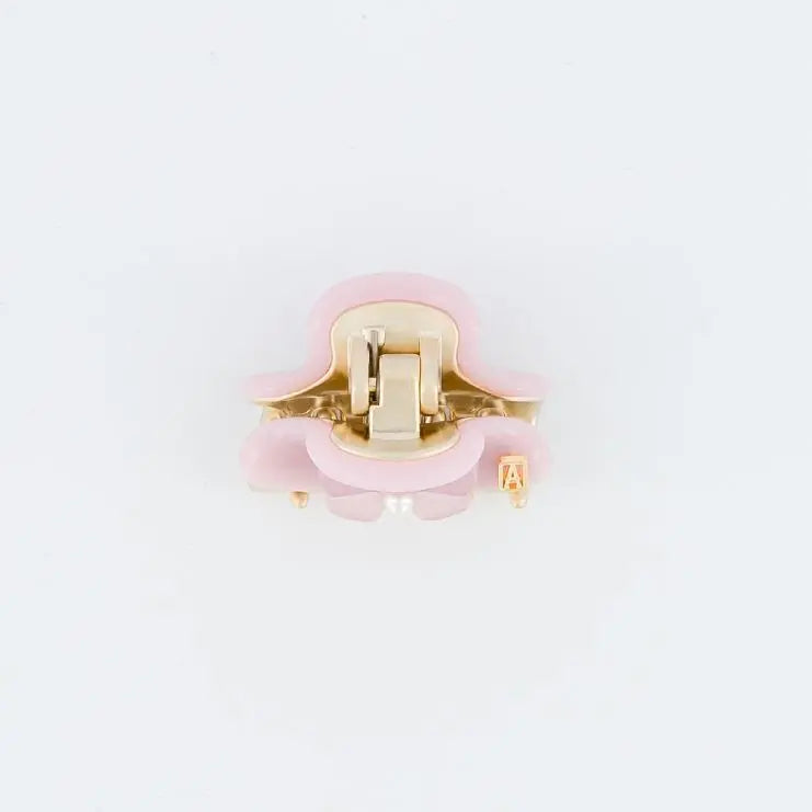 Rose Tendresse Clip-Pink-3 cm-Eid outfits vendome clip- alexandre de paris GCC-Pearl hair clip