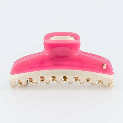 Jacques Clip - Bright Pink - 11 cm - Big hair clip - Summer collection - Alexandre de paris GCC- Vendome clips