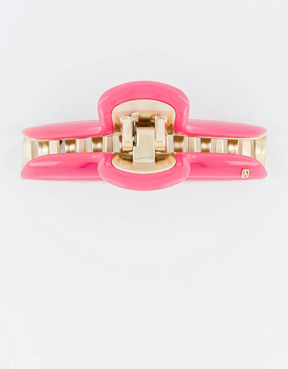 Jacques Clip - Bright Pink - 11 cm - Big hair clip - Summer collection - Alexandre de paris GCC- Vendome clips
