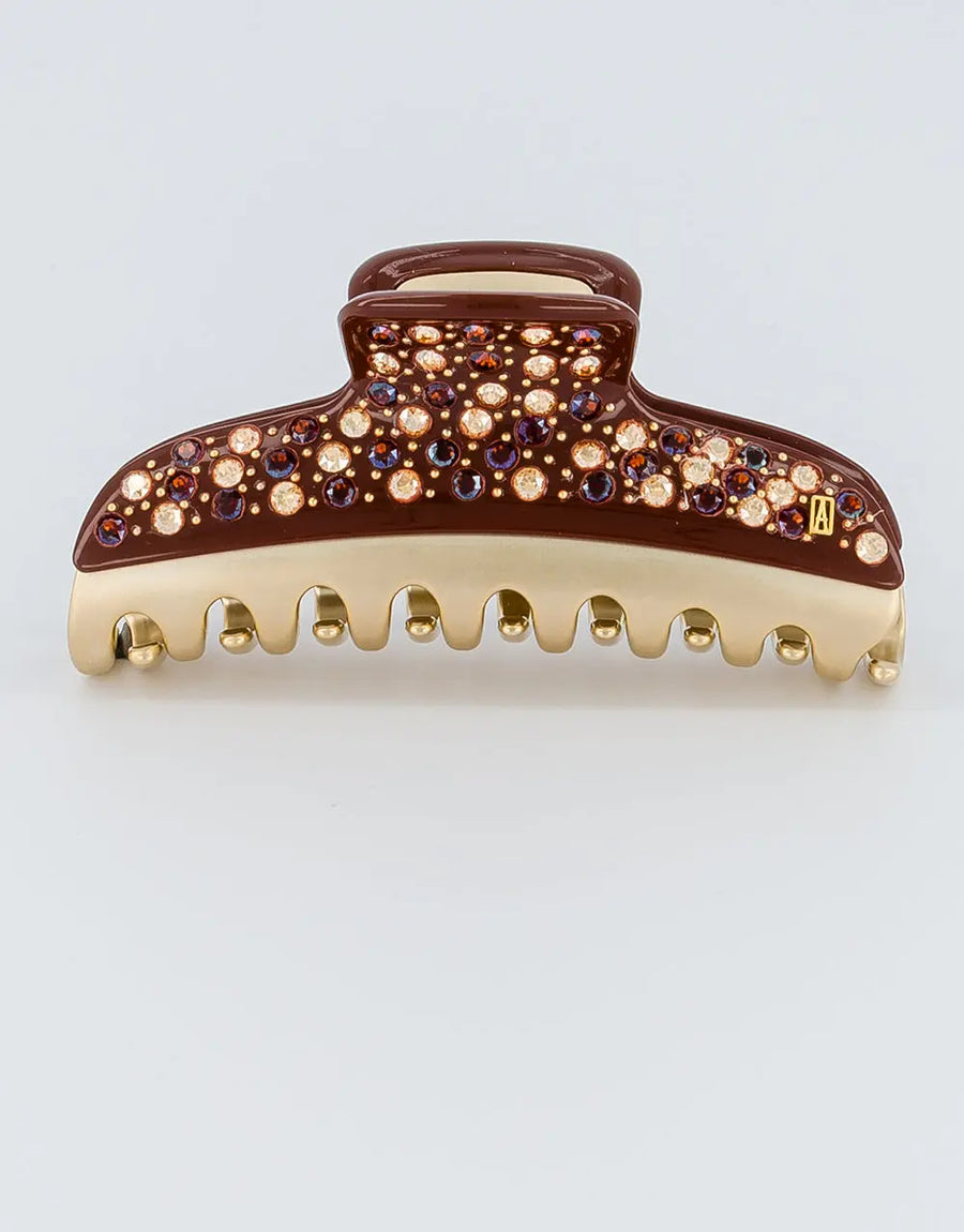 Vendome|Clips|11|BROWN|Acelate