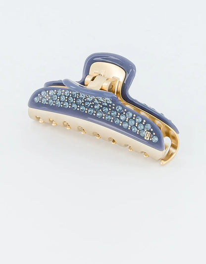 Théodore Clip - Blue-party hair clip-summer collection-11 cm-alexandre de paris GCC