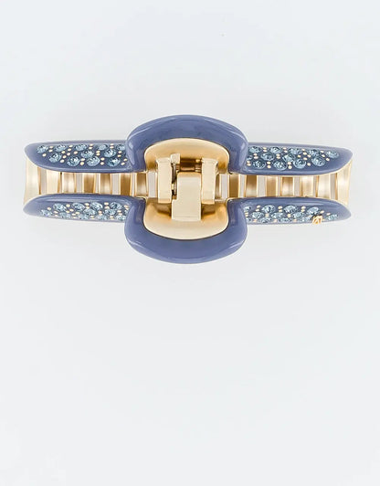 Théodore Clip - Blue-party hair clip-summer collection-11 cm-alexandre de paris GCC