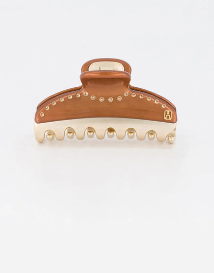 Vendome|Clips|7.5|BROWN|Acelate Alexandre De Paris GCC