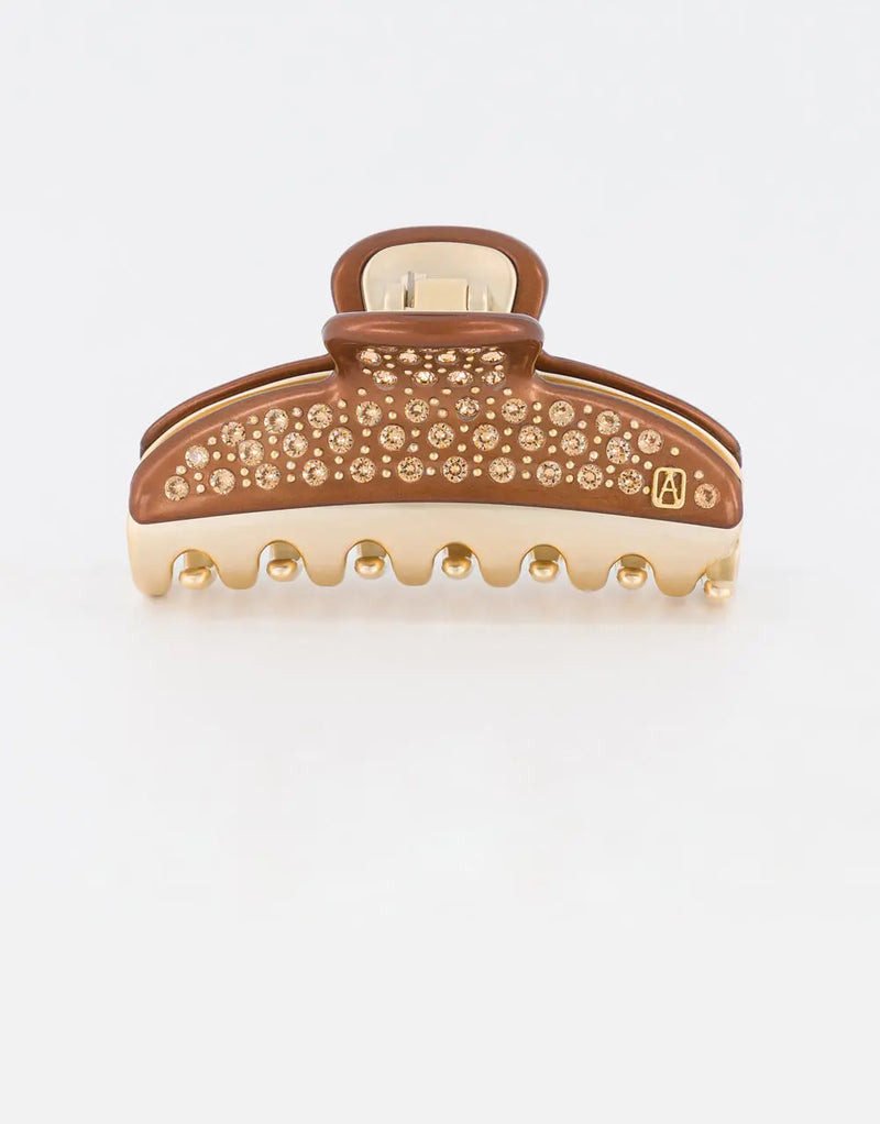 Vendome|Clips|7.5|BROWN|Acelate