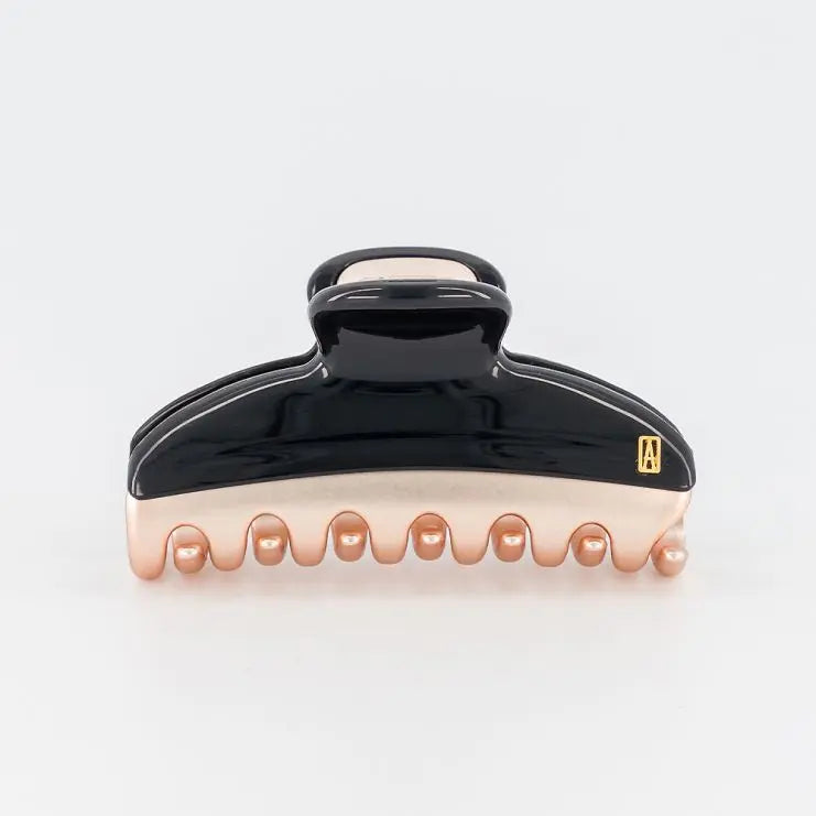 VENDOME|CLIPS|7.5|ROSE GOLD BLACK|ACELATE