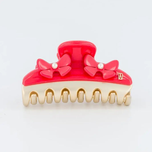  Rouge Amour Clip - Red - 7.5 cm - Eid festive vendome clip- Alexandre de paris GCC