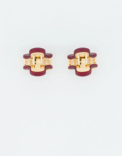 Vendome|Clips|1.8|MAROON|Acelate Alexandre De Paris GCC