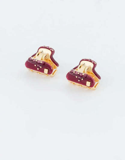 Vendome|Clips|1.8|MAROON|Acelate Alexandre De Paris GCC