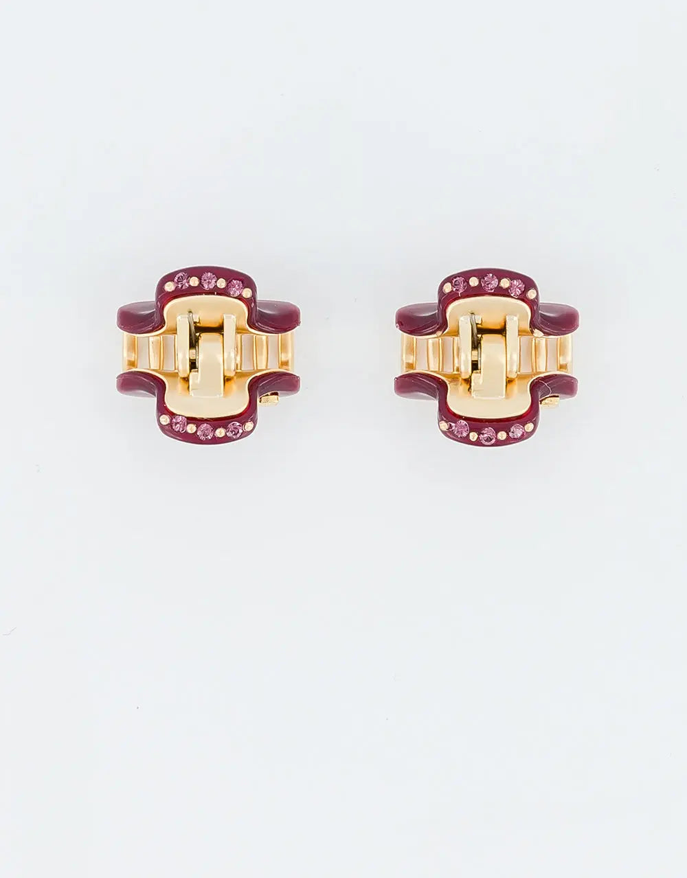 Vendome|Clips|1.8|MAROON|Acelate Alexandre De Paris GCC