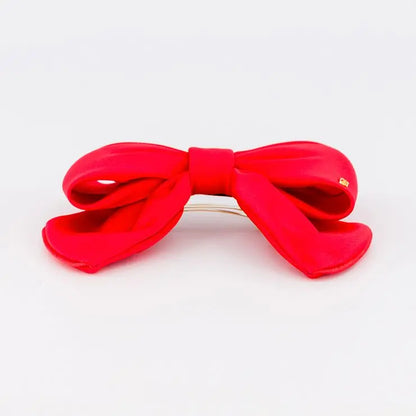Timeless|Barrette|8.5|Red|Satin Alexandre De Paris GCC