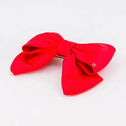 Timeless|Barrette|8.5|Red|Satin Alexandre De Paris GCC
