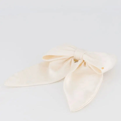 Couture|Barrette|8.5|WHITE|Satin Alexandre De Paris GCC