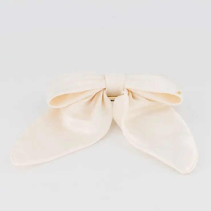 Couture|Barrette|8.5|WHITE|Satin Alexandre De Paris GCC