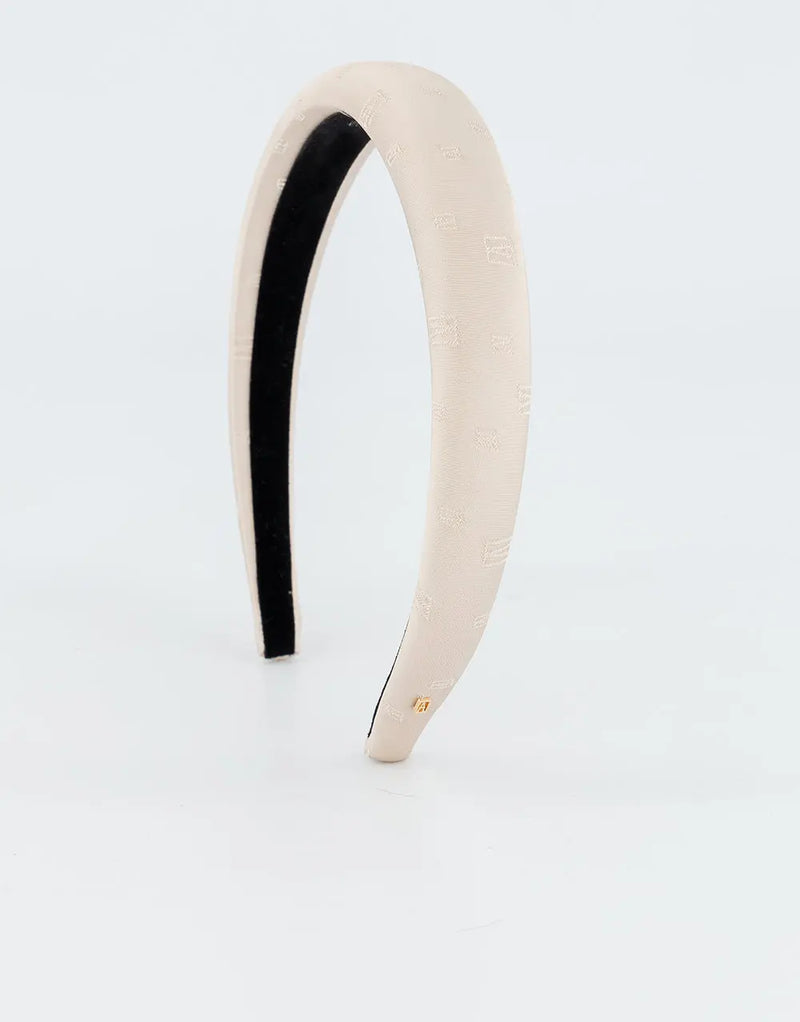 Clémence Headband - White