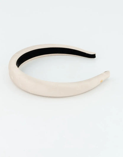 Limited|Headband||WHITE|Satin Alexandre De Paris GCC